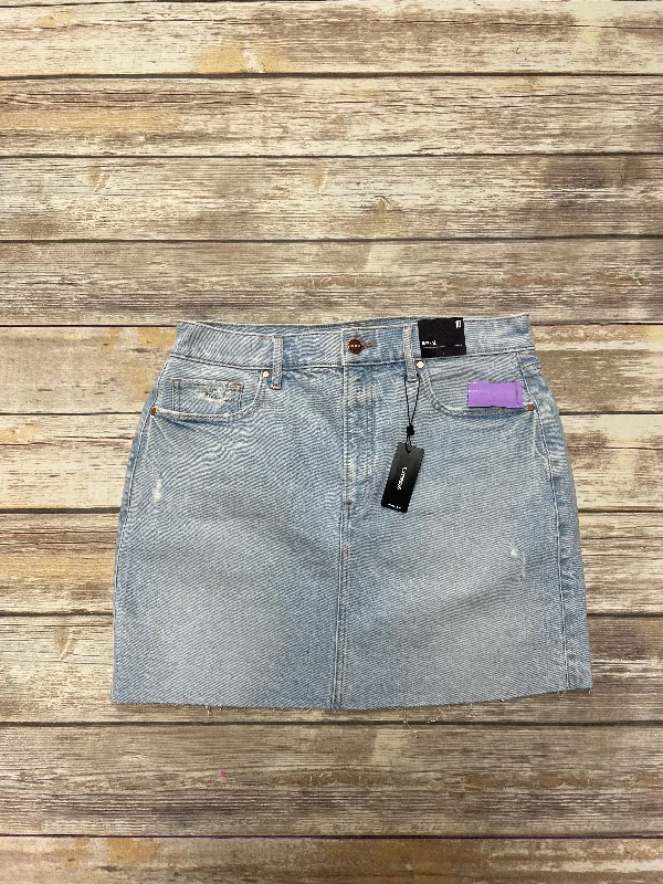 Blue Denim Skirt Mini & Short Express, Size 10